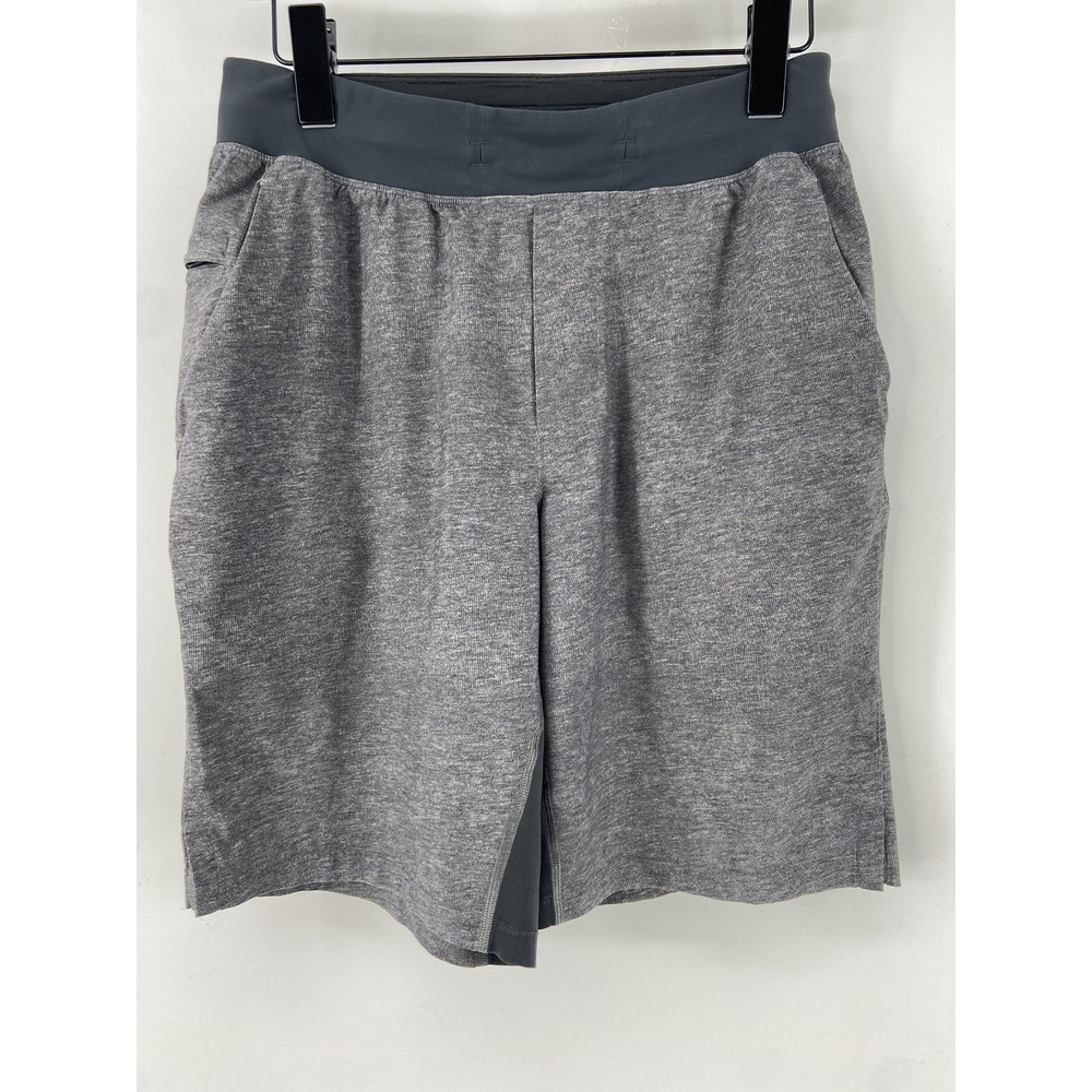 Lululemon THE Shorts Mens Small Gray Athletic Knit Training Gym Running Stretch